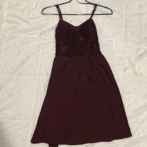 Maroon dress